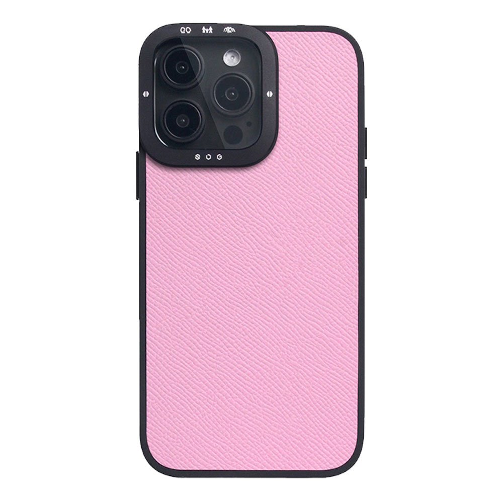 SLG Design kryt D9 France Epsom Leather pre iPhone 15 Pro Max - Pink SD-D9E-BC-IP15PM-PK