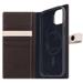 SLG Design puzdro D8 Magsafe Hybrid Full Grain Leather pre iPhone 15 Plus - Brown Cream SD-D8EG-DC-IP15S-BC