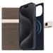SLG Design puzdro D8 Magsafe Hybrid Full Grain Leather pre iPhone 15 Plus - Etoff Cream SD-D8EG-DC-IP15S-EC