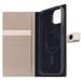 SLG Design puzdro D8 Magsafe Hybrid Full Grain Leather pre iPhone 15 Plus - Light Cream SD-D8EG-DC-IP15S-LC