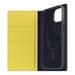 SLG Design puzdro D8 Neon Full Grain Leather Diary pre iPhone 15 Plus - Lemon SD-D8N-DC-IP15S-LM