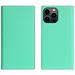 SLG Design puzdro D8 Neon Full Grain Leather Diary pre iPhone 15 Pro Max - Teal SD-D8N-DC-IP15PM-TL