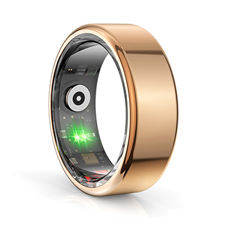 Smart RING zlatá, mer.stresu, srdc. tepu,monitoring spánku, 12, Powerton WPSR02-Z12