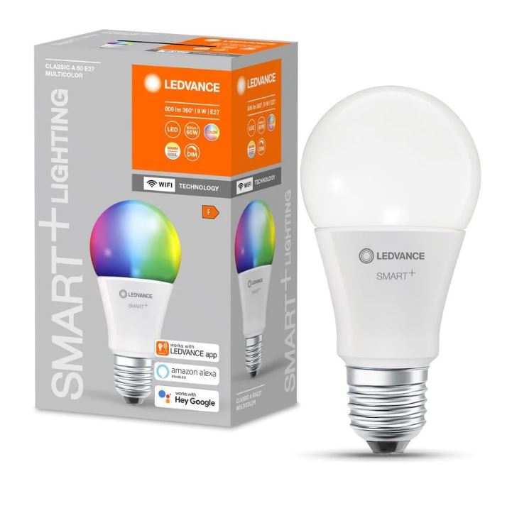 SMART+ WiFi Classic Multicolour 60 9 W E27 4058075778450