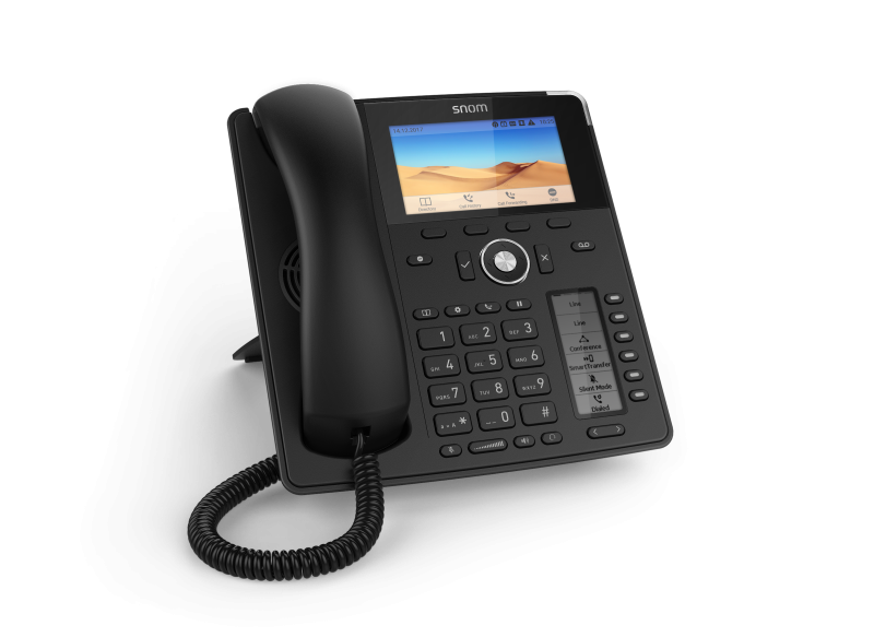 SNOM D785 IP tel.,PoE, 4,3" LCD, 6 (24) prog. tl., 10000878