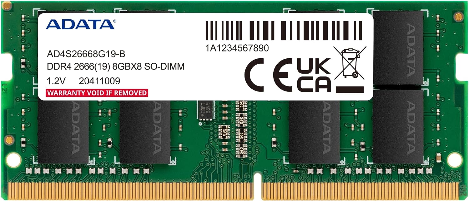 SO-DIMM 8GB DDR4-2666MHz ADATA CL19 AD4S26668G19-SGN