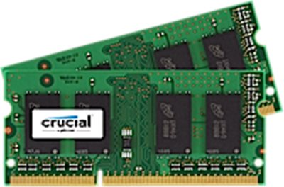 SO-DIMM kit 8GB DDR3L - 1866 MHz Crucial CL13 SR 1.35V/1.5V, 2x4GB CT2K51264BF186DJ
