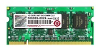 SODIMM DDR2 256MB 667MHz TRANSCEND 1Rx16 CL5 TS32MSQ64V6M