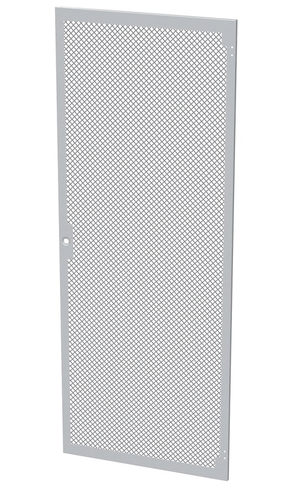 Solarix Dveře plechové s perforací LC-50, 42U, šířky 800, RAL7035, 1b zámek 86005967
