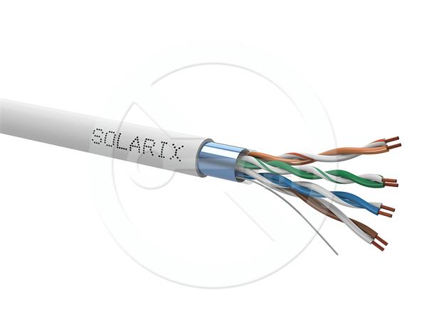 Solarix FTP kabel Cat5e, licna - (SXKL-5E-FTP-PVC-GY) metráž