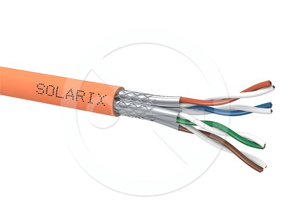 Solarix Kabel CAT7 SSTP LSOHFR B2ca s1 d1 a1 1000 MHz 500m/cívka SXKD-7-SSTP-LSOHFR-B2ca 27000010