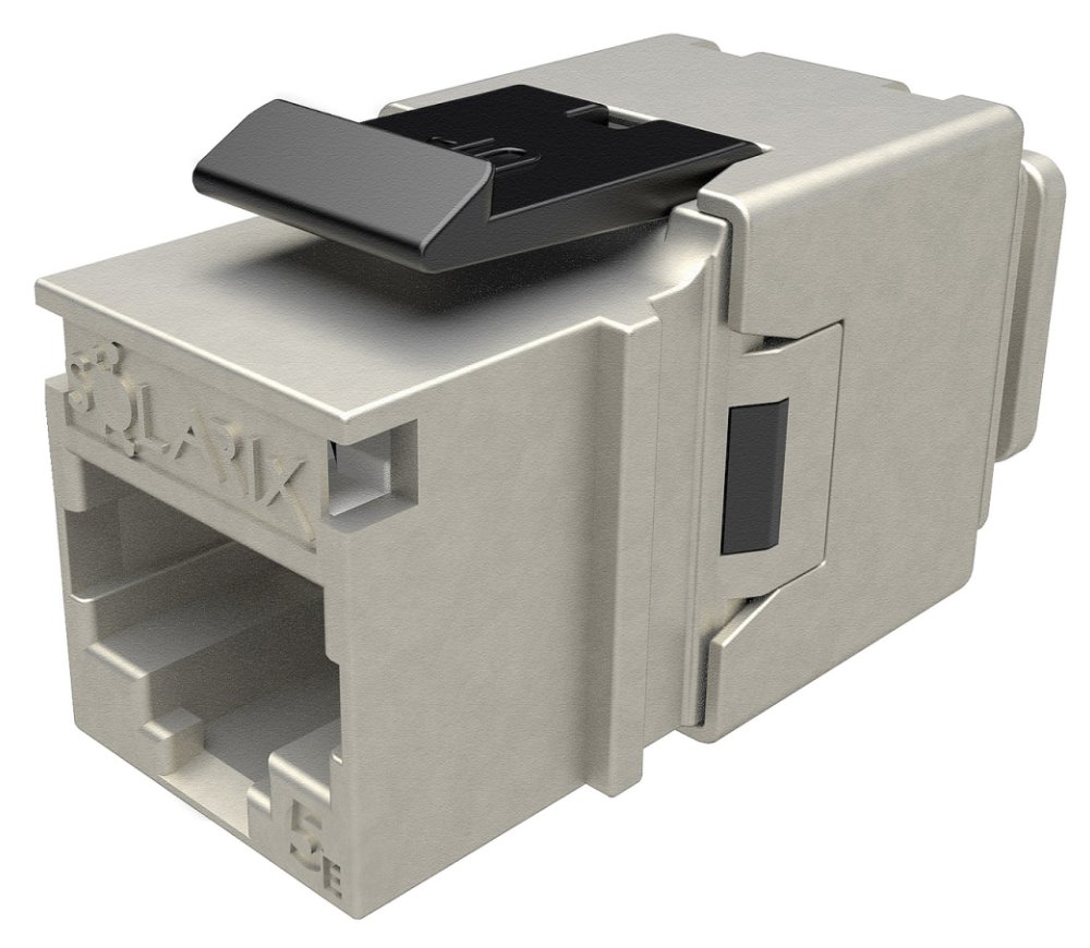 Solarix keystone c5e STP RJ45 černý pro kleště SXKJ-NA-BU SXKJ-5E-STP-BK-NA