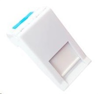 Solarix Modul francúzsky štýl 22,5 x 45 mm pre 1 kľúčový kameň pod uhlom biely SXF-M-1-22,5-WH-U