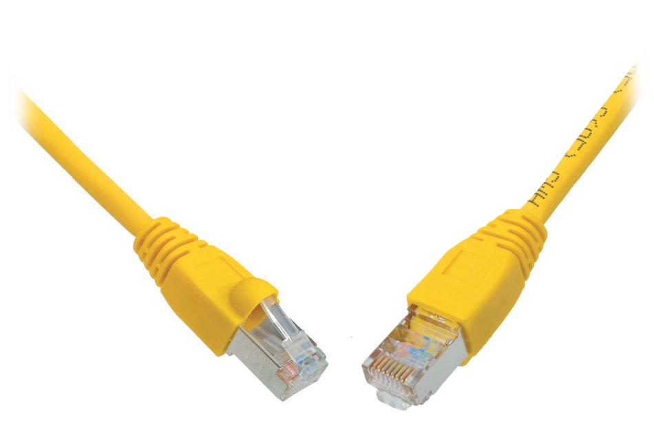 Solarix Patch kabel CAT5E SFTP PVC 5m žlutý snag-proof C5E-315YE-5MB 28440509