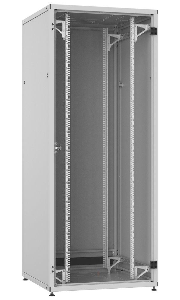 Solarix Rozvaděč LC-50 24U, 800x800 RAL 7035, skleněné dveře 86005060