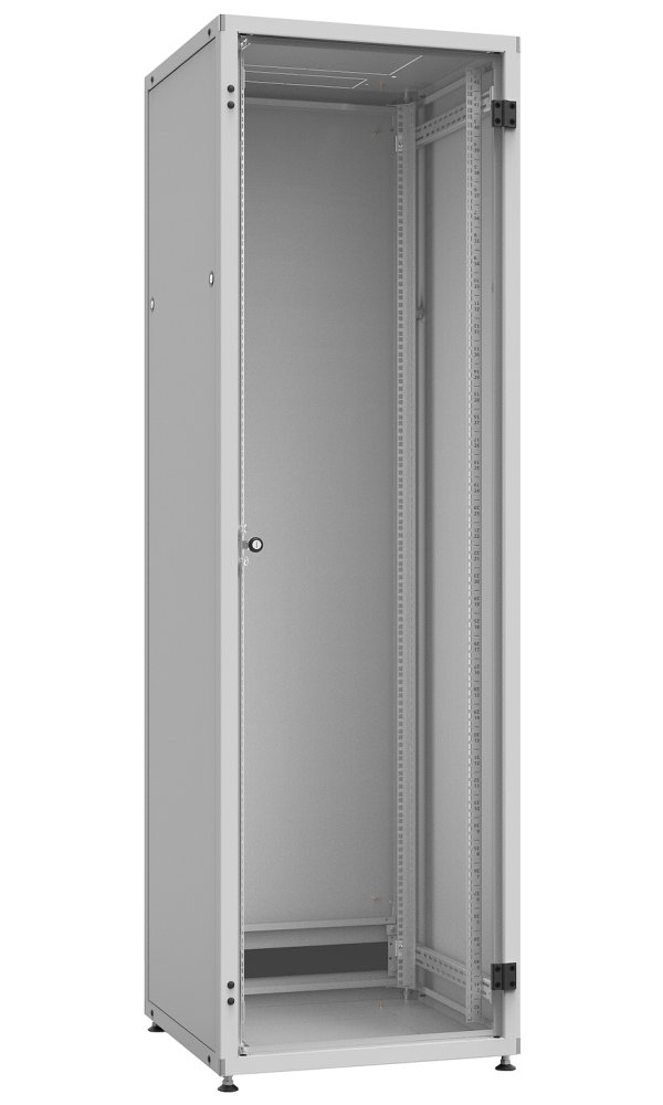 Solarix rozvaděč LC-50 42U, 600x800 RAL 7035, skleněné dveře 86005032