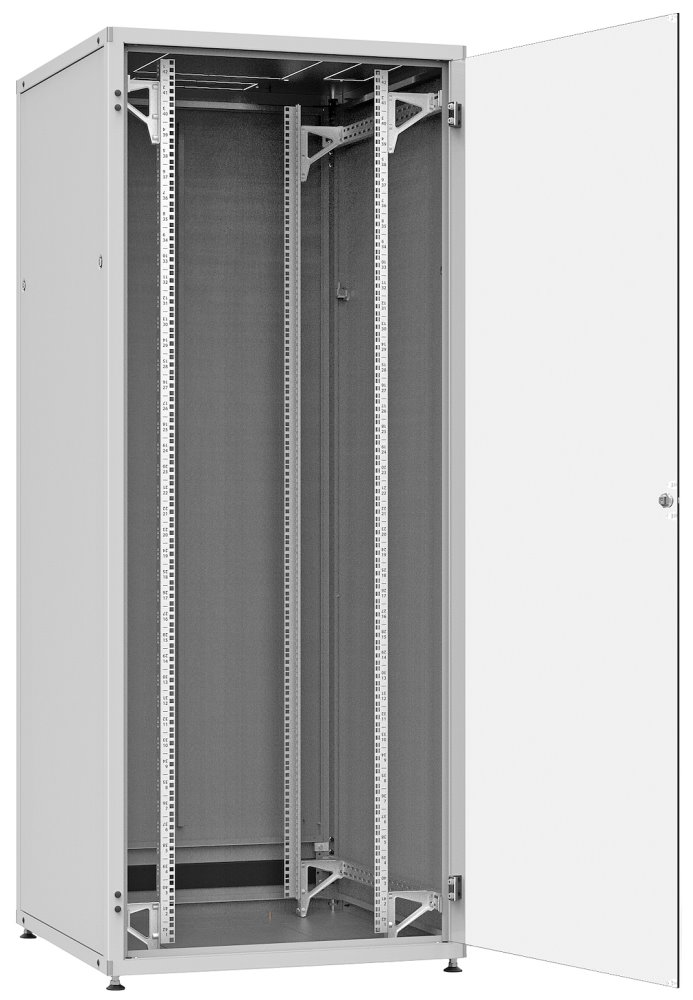 Solarix Rozvaděč LC-50 42U, 800x1000 RAL 7035, skleněné dveře 86005080
