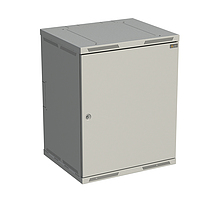 Solarix Rozvaděč nástěnný SENSA 15U 500mm, dveře plech, RAL 7035, SENSA-15U-65-21-G 83000186