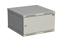 Solarix Rozvaděč nástěnný SENSA 6U 600mm, dveře plech, RAL 7035, SENSA-6U-66-21-G 83000280