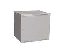 Solarix rozvaděč nástěnný skládaný SENSA LITE 9U 450mm, dveře plech, RAL 7035 SENSA-L-9U-545-21-G 83000102