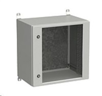 Solarix rozvaděč nástěnný venkovní LC-20 12U 600x500mm, dveře sklo, LC-20-12U-65-11-G 86900152