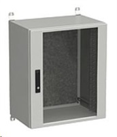Solarix rozvaděč nástěnný venkovní LC-20 15U 600x600mm, dveře sklo, LC-20-15U-66-12-G 86900163