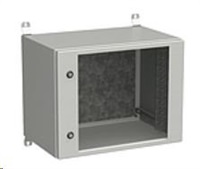 Solarix rozvaděč nástěnný venkovní LC-20 9U 600x400mm, dveře sklo, LC-20-9U-64-11-G 86900141