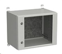 Solarix rozvaděč nástěnný venkovní LC-20 9U 600x600mm, dveře sklo, LC-20-9U-66-11-G 86900161