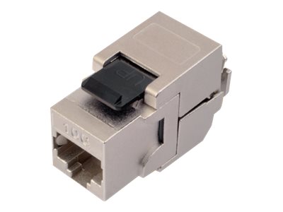 Solarix SXKJ-10G-STP-BK-SA - Modul - CAT 6a - STP - RJ-45 - stříbrná 25286902