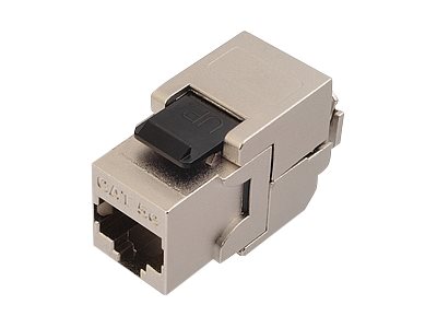 Solarix SXKJ-5E-STP-BK-SA - Modul - CAT 5e - STP - RJ-45 - stříbrná