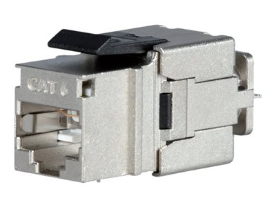 Solarix SXKJ-6-STP-BK-NA - Modul - CAT 6 - STP - RJ-45 - stříbrná