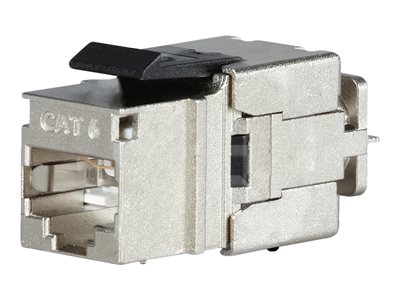 Solarix SXKJ-6-STP-BK-NA - Modul - CAT 6 - STP - RJ-45 - stříbrná