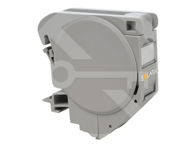 Solarix SXKJ-DIN-GY - Modulární držák vložky - průmyslový, pro jeden keystone - montáž na kolejnici