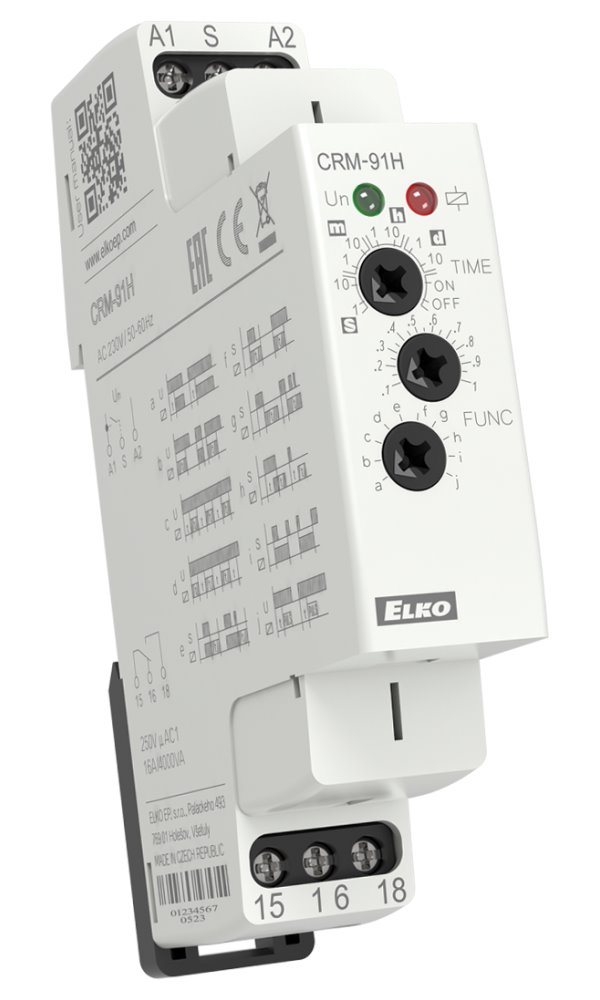Solarmi CRM-91H Multifunkční časové relé 230V AC