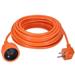 Solight 1z predlžovací prívod - spojka, 15m, 3 x 1,5mm2, oranžová PS12O