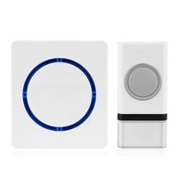 Solight bezdrátový zvonek, bateriový, 120m, bílý 1L45