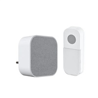 Solight bezdrátový zvonek, do zásuvky, 180m, bílý, learning code 1L74