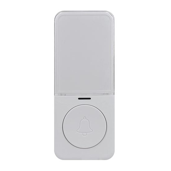 Solight Bezdrôtové bezbatériové tlačidlo pre 1L70, 1L70B, 150m, biele, learning code 1L70T