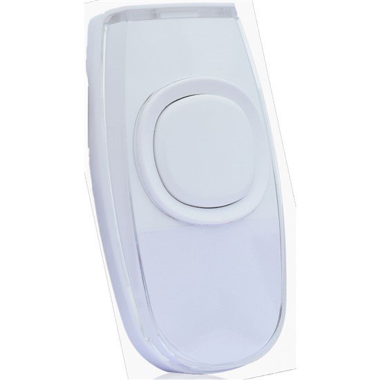 Solight bezdrôtové tlačidlo pre 1L62 a 1L63, 200m, biele, learning code, kryt na menovku 1L63T