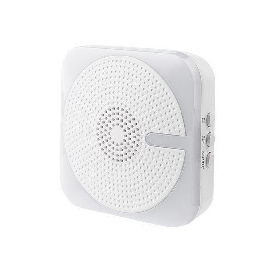 Solight bezdrôtový zvonček, do zásuvky, 200m, biely, svetelná signalizácia, learning code 1L61