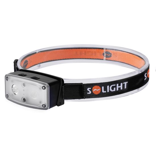 Solight LED čelové nabíjacie svietidlo, 100lm, sensor, Li-Ion WN53