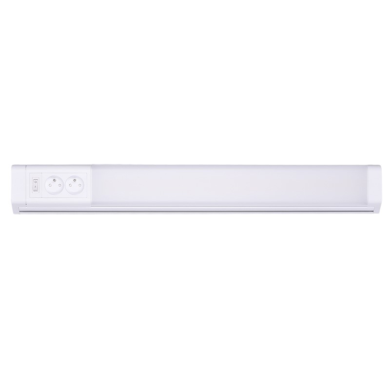 Solight LED kuchynské svietidlo, 2x zásuvka, vypínač, 10W, 4100K, 51cm WO213