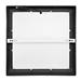 Solight LED mini panel CCT, prisazený, 24W, 1800lm, 3000K, 4000K, 6000K, štvorcový, čierna farba WD175-B