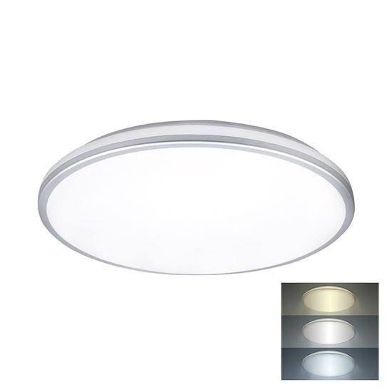 Solight LED osvetlenie s ochranou proti vlhkosti, IP54, 24W, 2150lm, 3CCT, 38cm WO797