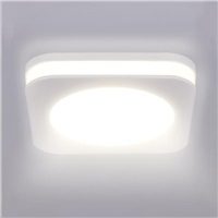 Solight LED podhledové svítidlo, 6W, 420lm, 4000K, IP44, čtvercové WD136-1