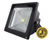 Solight LED vonkajší reflektor, 50W, 3500lm, AC 230V, čierna WM-50W-E