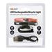 Solight LED zadné cyklo svetlo, 3W COB, nabíjacie, Li-Ion, USB WN45