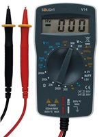 Solight multimeter, test diódy, test batérie, ochrana proti preťaženiu, bzučiak V14