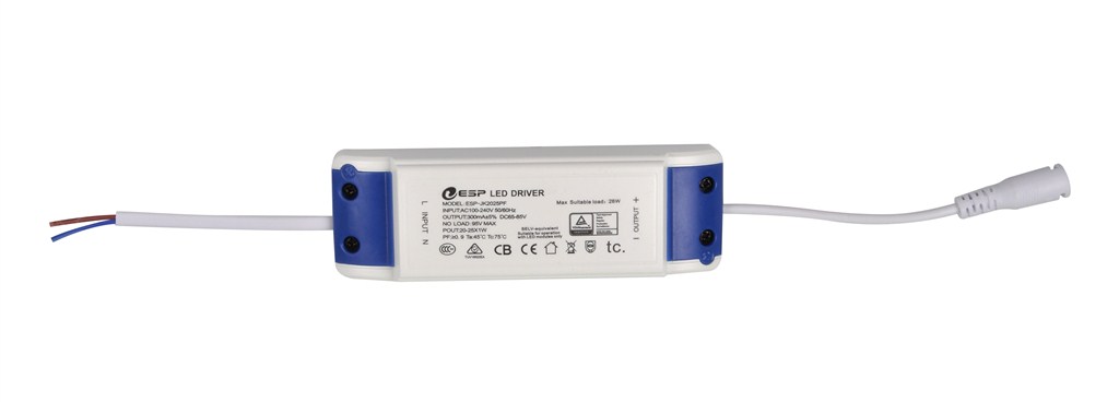 Solight napájací zdroj pre LED panely 24W, vstup 100-230V, výstup 65-85V, 300mA 8592718018580