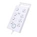 Solight prepäťová ochrana, 8z, USB A+C, 2m, biela PO80